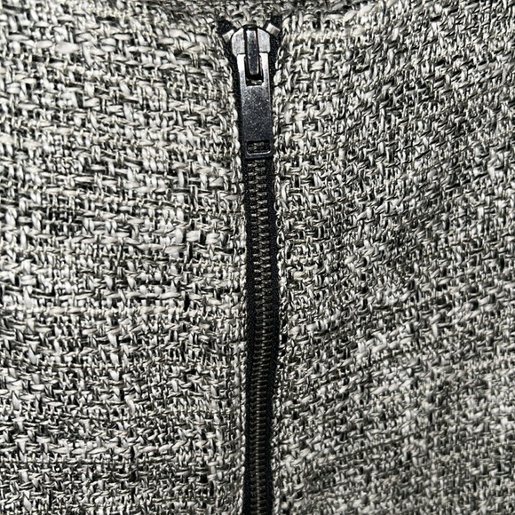 NWT Banana Republic Sexy Tweed Zipper Mini Skirt Size 14 - Picture 3 of 7